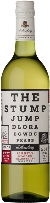 Stump Jump Lightly Wooded Chardonnay, d'Arenberg