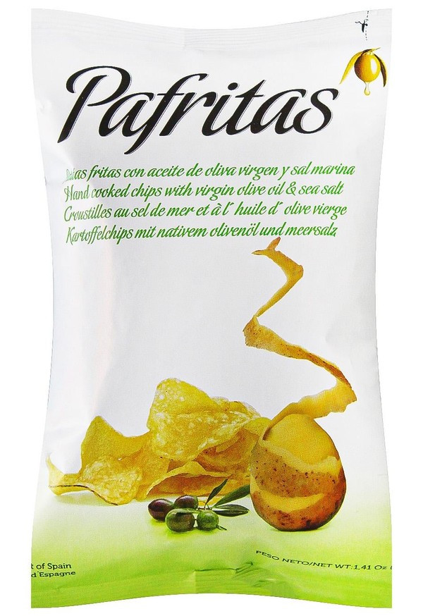 Чіпси картопляні з морською сіллю 40г, Pafritas