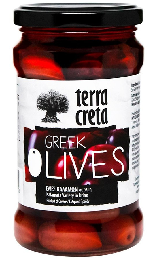 Оливки Terra Creta КАЛАМАТА Греческие