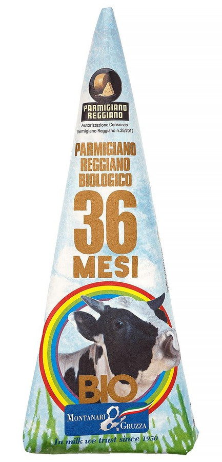 Сир Парміджано Реджано Гран Різерва 36 міс. витримки органічний 250г, Montanari