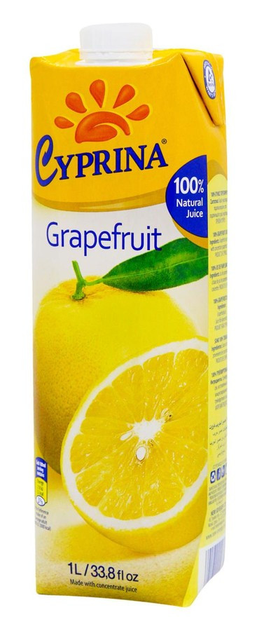 Сок грейпфрутовый 1л Cyprina