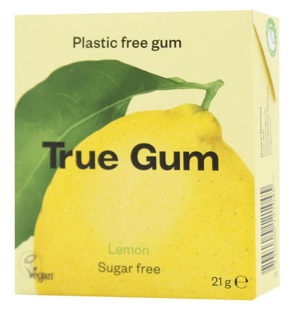 Жувальна Гумка без Цукру зі Смаком Лимону True Gum