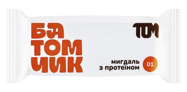 Батомчик мигдаль з протеїном 45г