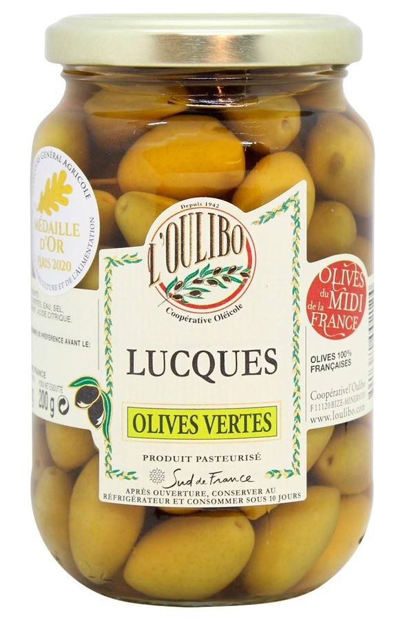 Оливки зеленые Люк 200г, L'Oulibo