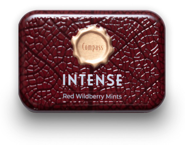 Леденцы красные лесные ягоды и мята 20г Compass intense