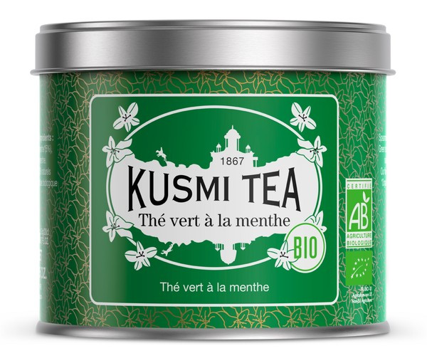 Чай зеленый Мята органический 100г, Kusmi Tea