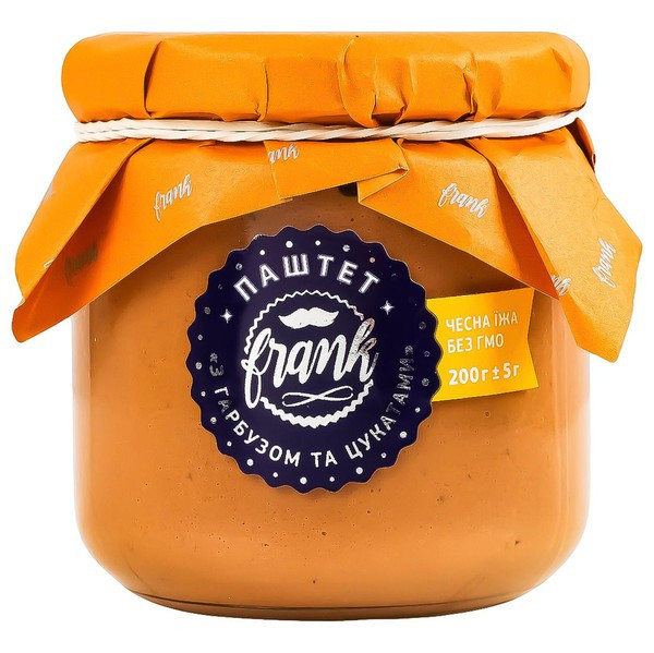 Паштет з гарбузом та цукатами 200 г FRANK