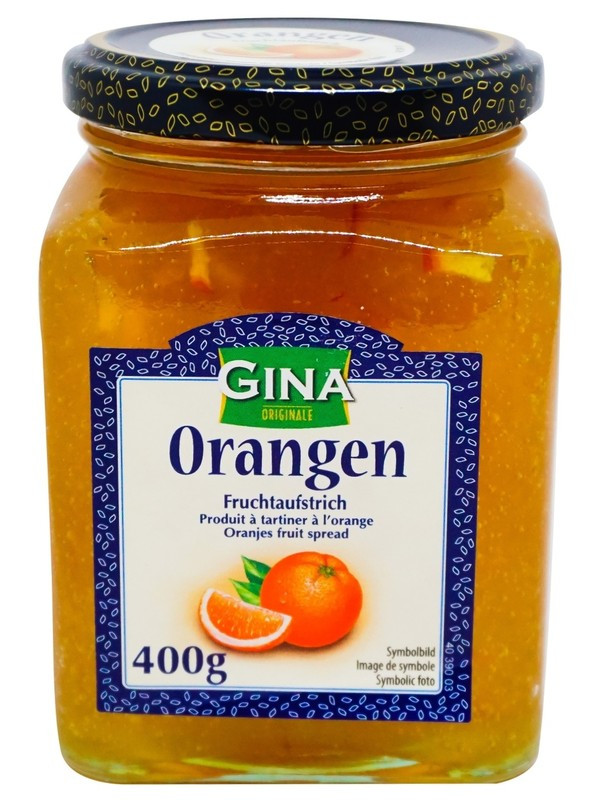 Джем фруктовый Апельсин 400г Gina  Дания