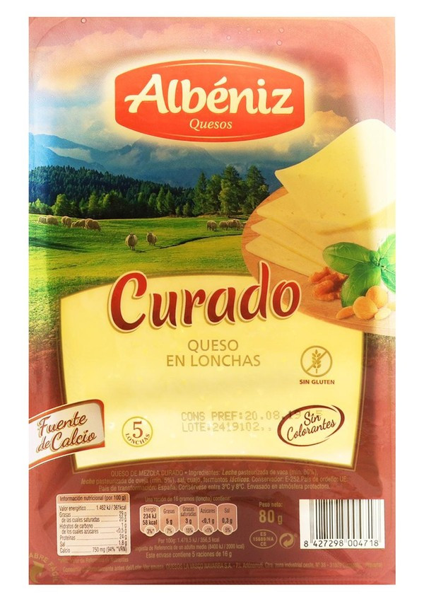 Сир твердий 28,5% 65  г ТМ Albeniz
