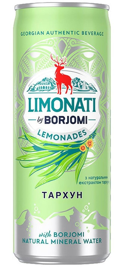Лимонад Тархун 0,33 л (ж/б) Боржоми
