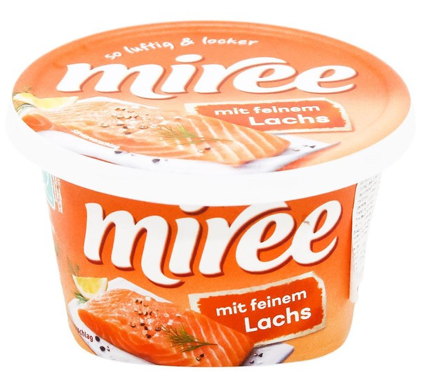 Сир вершковий з Лососем 66% FIDM  150гр TM Miree
