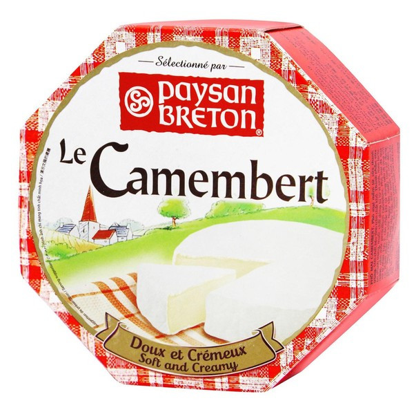 Сыр камамбер фасованный 125 г 50% ТМ PAYSAN BRETON