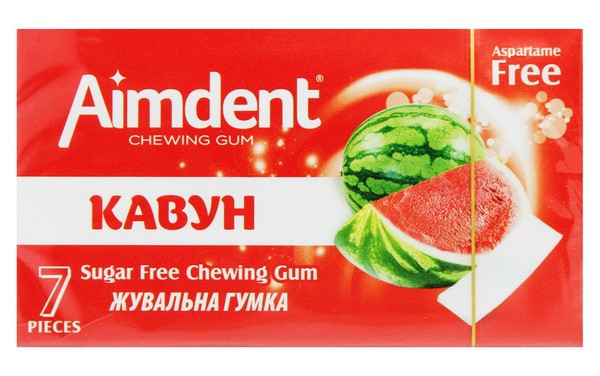 Жевательная резинка Арбуз 14,5г Aimdent