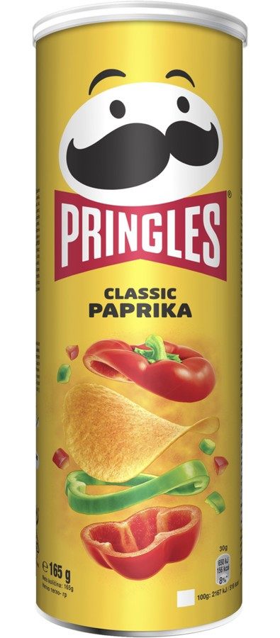 Чіпси паприка 165 г PRINGLES