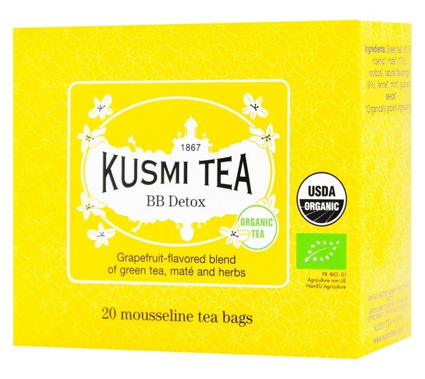 Суміш чаїв ББ Детокс органічний пакет. 20х2г, Kusmi tea