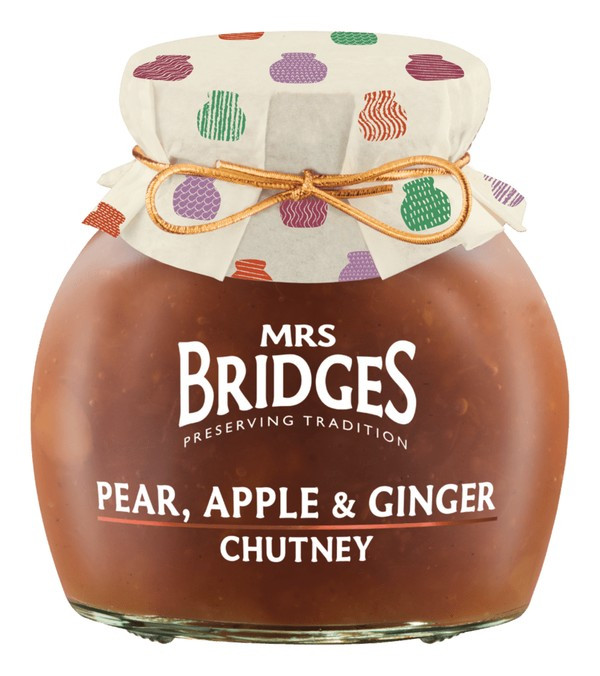 Чатни Груша, яблоко и имбирь 300г, Mrs Bridges (Шотландия)