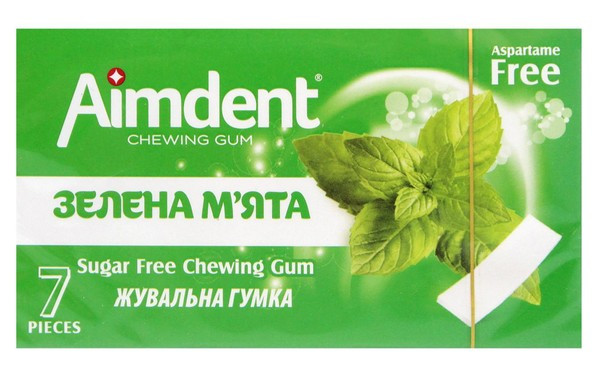 Жувальна гумка М'ята 14.5г Aimdent