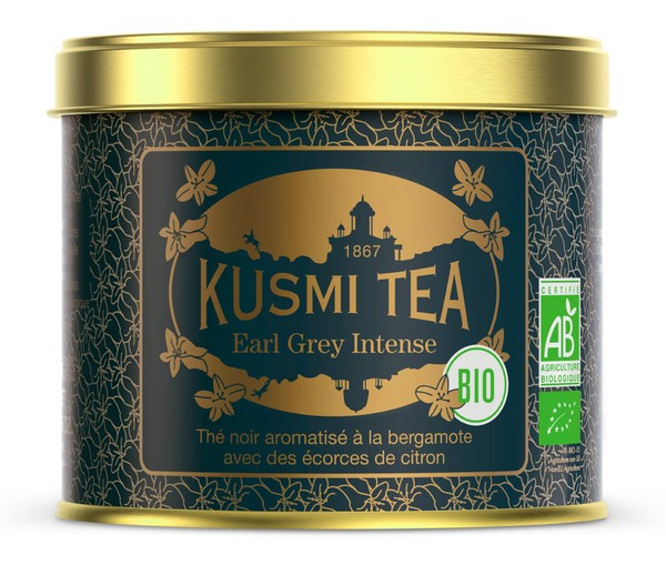 Чай черный Эрл Грей Интенс 2 органический 100г, Kusmi tea
