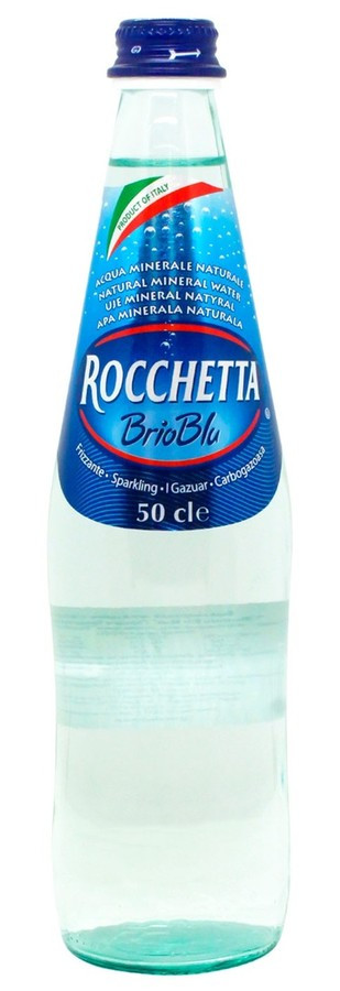 Вода минеральная газированная Rocchetta Naturale стекло  0,5