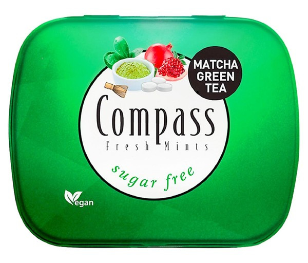 Леденцы матча-чай-гранат 14г Compass