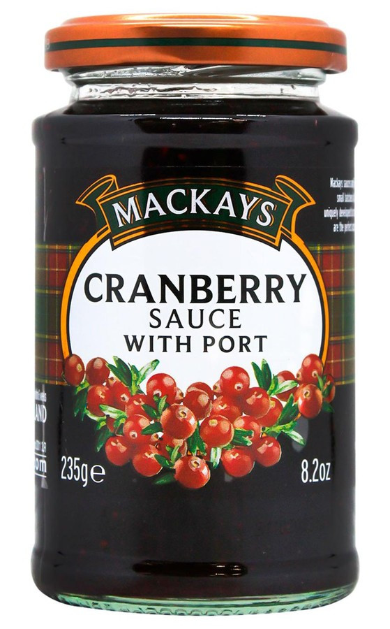 Соус Клюква с портвейном 235г, Mackays