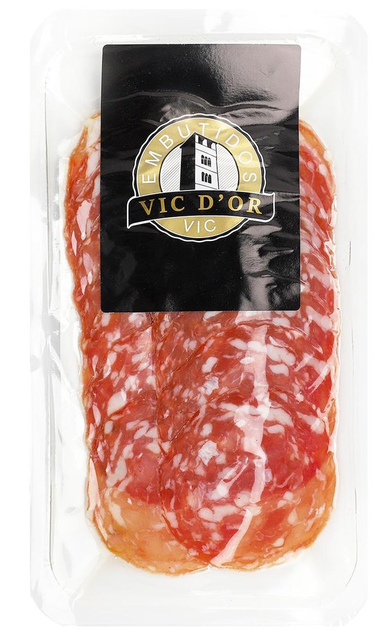 Колбаса Сальчичон Кулар 80г нарезка ТМ «Vic D’or»