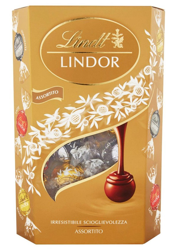 Цукерки шок. Lindor Balls асорті LINDT 137г