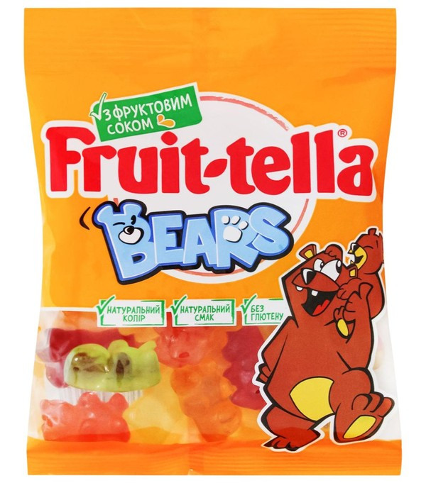 Мармелад жев. Bears 90г  Fruit-tella