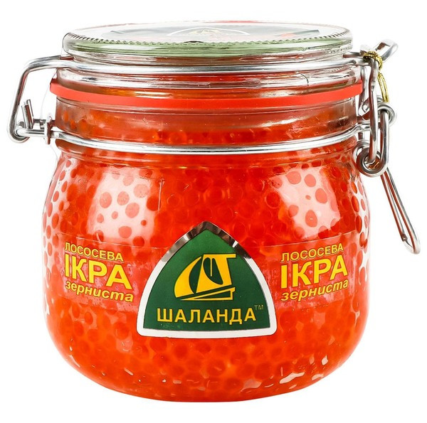 Ікра лососева зерниста Шаланда 600г ст/б