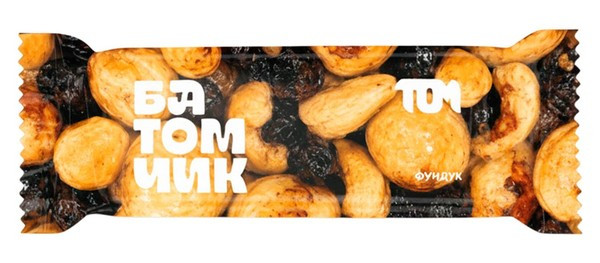 Батончики горіхові мікс 45г ТОМ