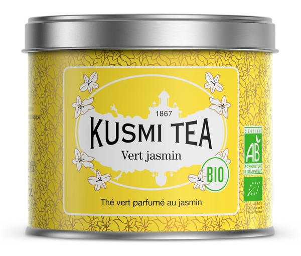 Чай зелений Жасмин органічний 90г, Kusmi Tea