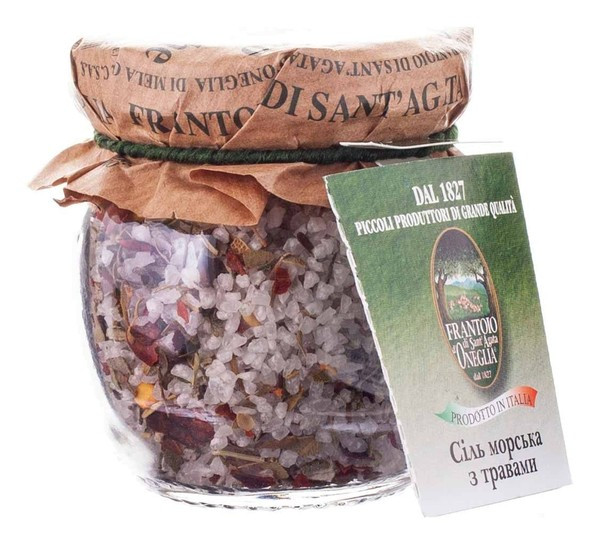 Соль морская с травами 90г, Frantoio di Sant'agata