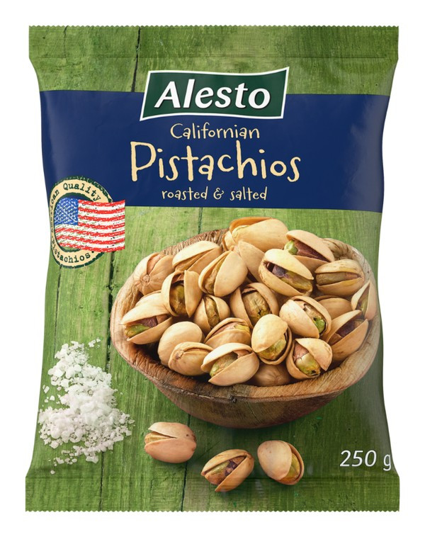 Фисташки с солью 250г Alesto