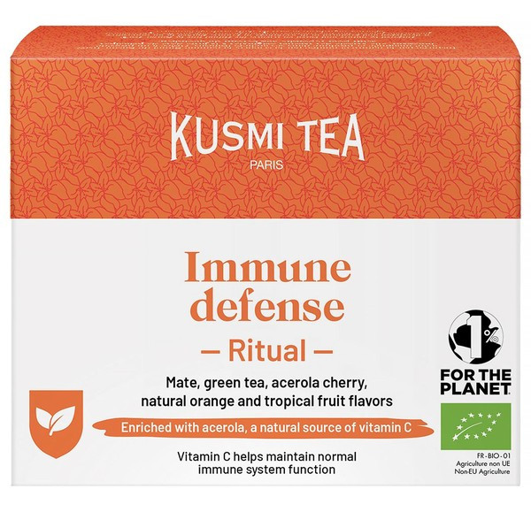 Суміш чаїв Імунний захист органічний 18х2г, Kusmi Tea