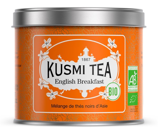 Чай черный Английский Завтрак органический 100г, Kusmi Tea