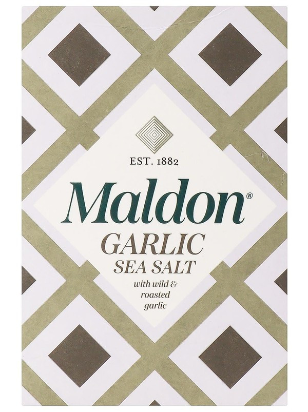 Соль хлопьями с чесноком 100г, Maldon (шт)