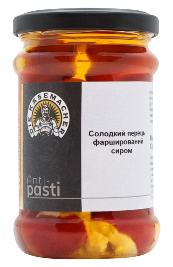 Перец KASEMACHER сладкий фаршированный сыром  250 г.