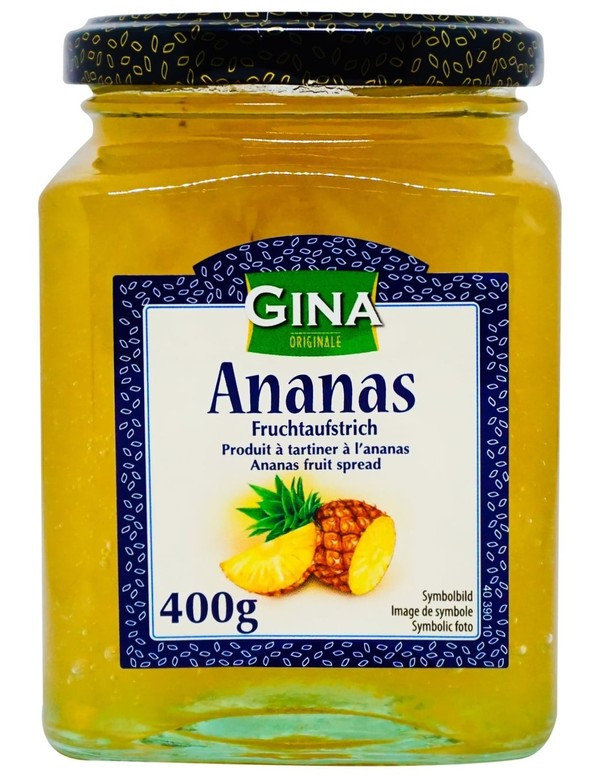 Джем ананасовый 400г Gina Дания