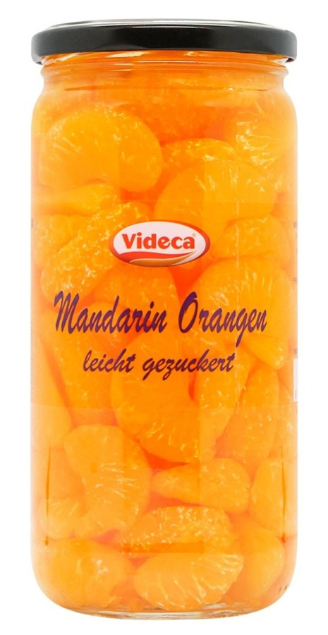 Мандарин VIDECA (Половинки) В Легком Сахарном Сиропе